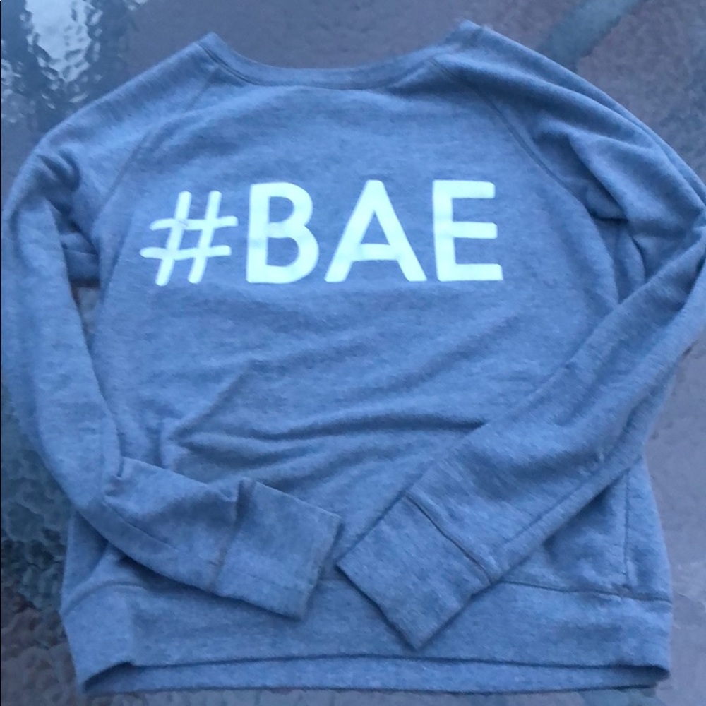 Wet Seal Bae crewneck grey sweatshirt #bae